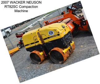 2007 WACKER NEUSON RT82SC Compaction Machine