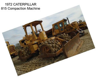 1972 CATERPILLAR 815 Compaction Machine