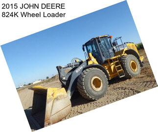 2015 JOHN DEERE 824K Wheel Loader