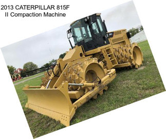 2013 CATERPILLAR 815F II Compaction Machine