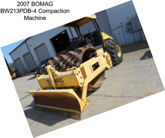 2007 BOMAG BW213PDB-4 Compaction Machine