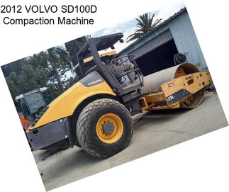2012 VOLVO SD100D Compaction Machine