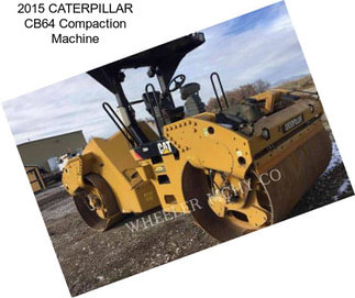 2015 CATERPILLAR CB64 Compaction Machine