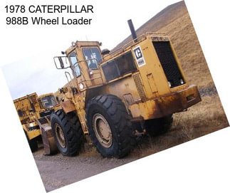 1978 CATERPILLAR 988B Wheel Loader