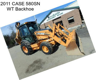 2011 CASE 580SN WT Backhoe