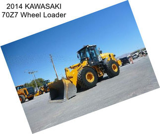 2014 KAWASAKI 70Z7 Wheel Loader