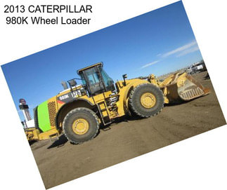 2013 CATERPILLAR 980K Wheel Loader