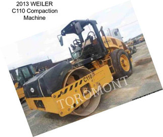 2013 WEILER C110 Compaction Machine