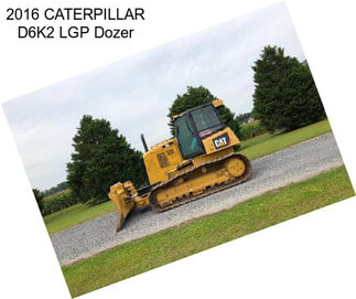 2016 CATERPILLAR D6K2 LGP Dozer