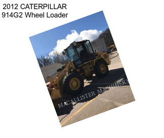 2012 CATERPILLAR 914G2 Wheel Loader