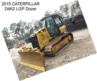 2015 CATERPILLAR D4K2 LGP Dozer