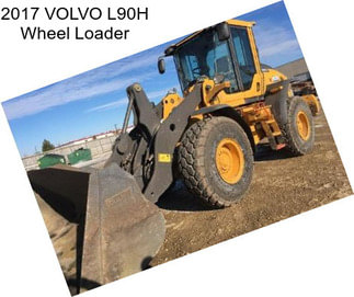 2017 VOLVO L90H Wheel Loader