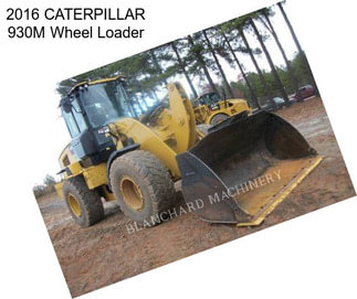 2016 CATERPILLAR 930M Wheel Loader