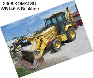 2008 KOMATSU WB146-5 Backhoe