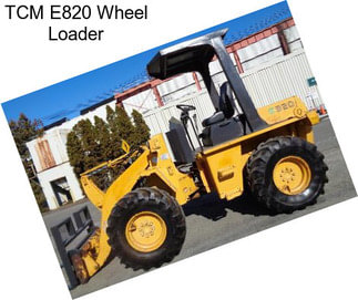 TCM E820 Wheel Loader