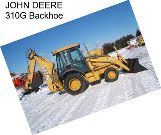 JOHN DEERE 310G Backhoe