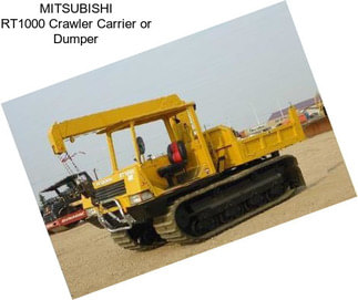 MITSUBISHI RT1000 Crawler Carrier or Dumper