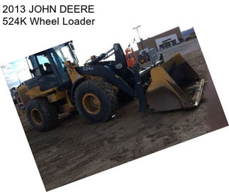 2013 JOHN DEERE 524K Wheel Loader