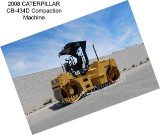 2008 CATERPILLAR CB-434D Compaction Machine