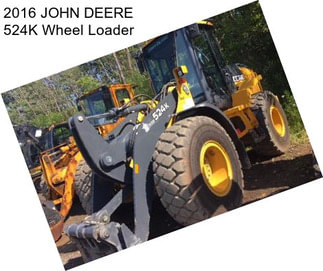 2016 JOHN DEERE 524K Wheel Loader