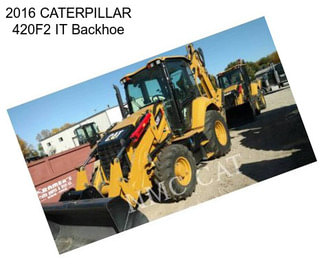 2016 CATERPILLAR 420F2 IT Backhoe