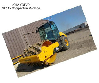 2012 VOLVO SD115 Compaction Machine