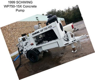 1999 SCHWING WP750-15X Concrete Pump