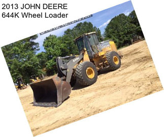 2013 JOHN DEERE 644K Wheel Loader