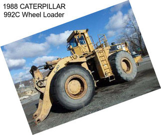 1988 CATERPILLAR 992C Wheel Loader