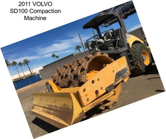 2011 VOLVO SD100 Compaction Machine