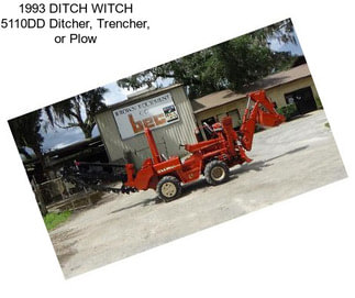 1993 DITCH WITCH 5110DD Ditcher, Trencher, or Plow