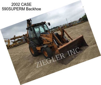 2002 CASE 590SUPERM Backhoe