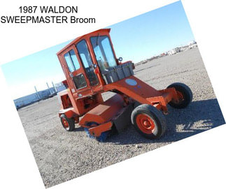 1987 WALDON SWEEPMASTER Broom