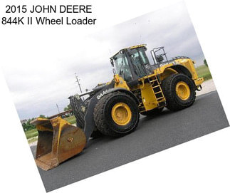 2015 JOHN DEERE 844K II Wheel Loader
