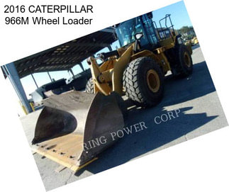 2016 CATERPILLAR 966M Wheel Loader