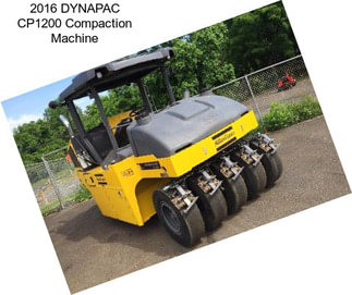 2016 DYNAPAC CP1200 Compaction Machine