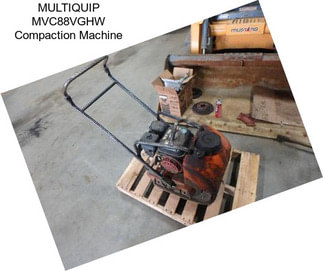 MULTIQUIP MVC88VGHW Compaction Machine