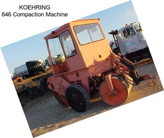 KOEHRING 646 Compaction Machine