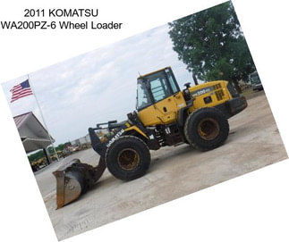 2011 KOMATSU WA200PZ-6 Wheel Loader