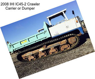 2008 IHI IC45-2 Crawler Carrier or Dumper