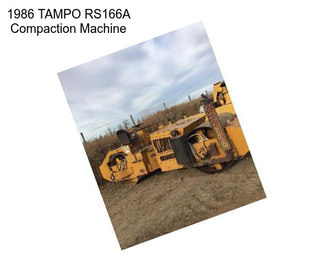 1986 TAMPO RS166A Compaction Machine
