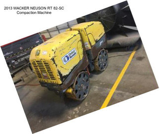 2013 WACKER NEUSON RT 82-SC Compaction Machine