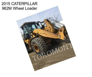 2015 CATERPILLAR 962M Wheel Loader