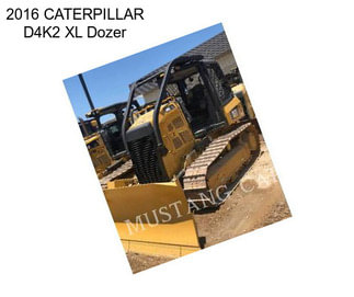 2016 CATERPILLAR D4K2 XL Dozer