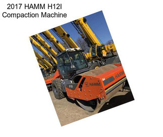 2017 HAMM H12I Compaction Machine
