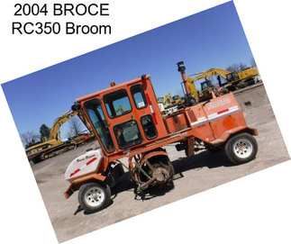 2004 BROCE RC350 Broom