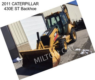 2011 CATERPILLAR 430E ST Backhoe