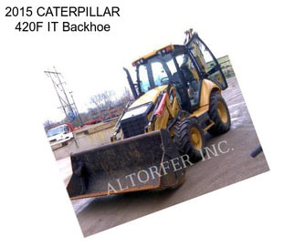 2015 CATERPILLAR 420F IT Backhoe