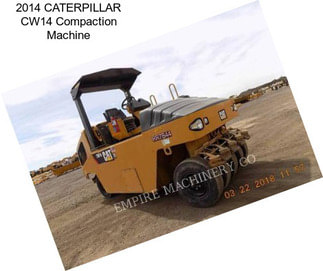 2014 CATERPILLAR CW14 Compaction Machine