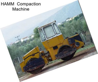 HAMM  Compaction Machine